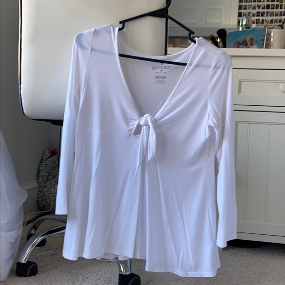 tie up soft and sexy shirt american eagle